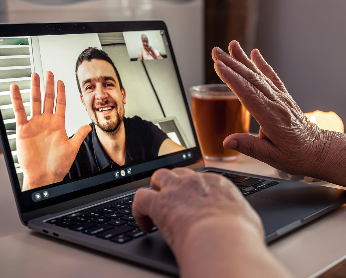 Image of Online Doctor with Patient.